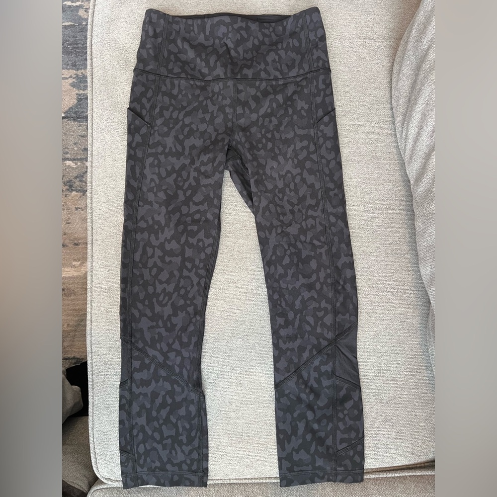 Lululemon Cheetah High Rise Crop Leggings